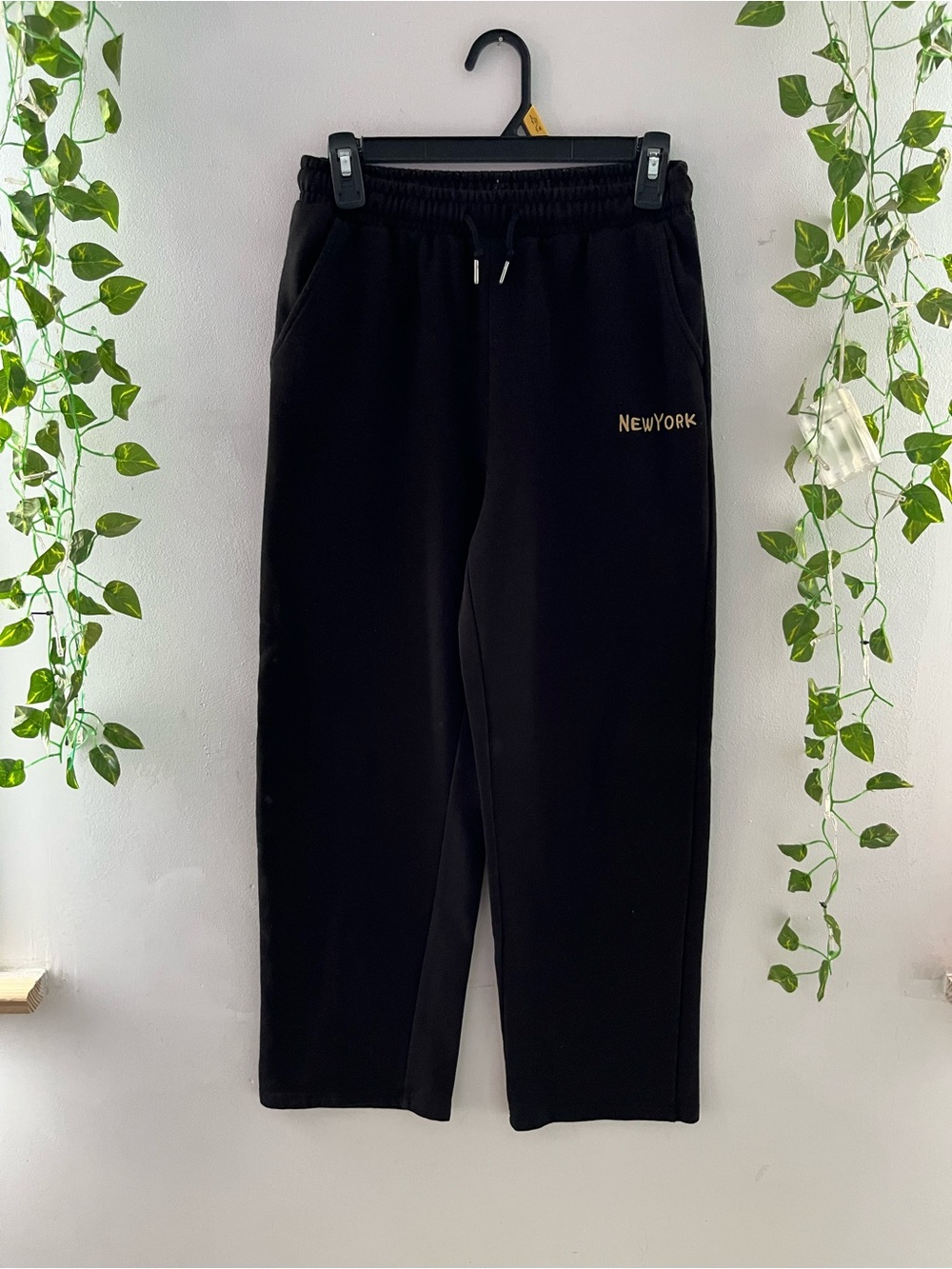 NewYork Black Casual Track Pants for Women